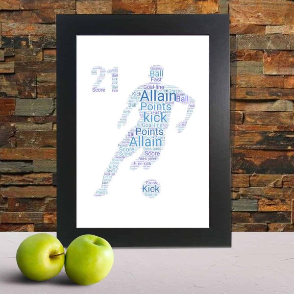 Personalised Footballer 21st