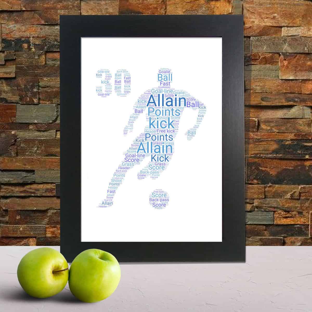 Personalised Footballer 30th