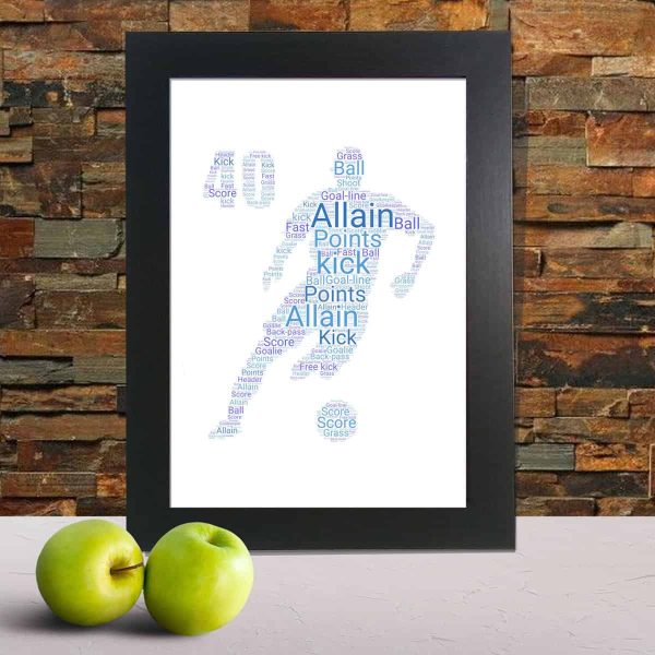 Personalised Footballer 40th