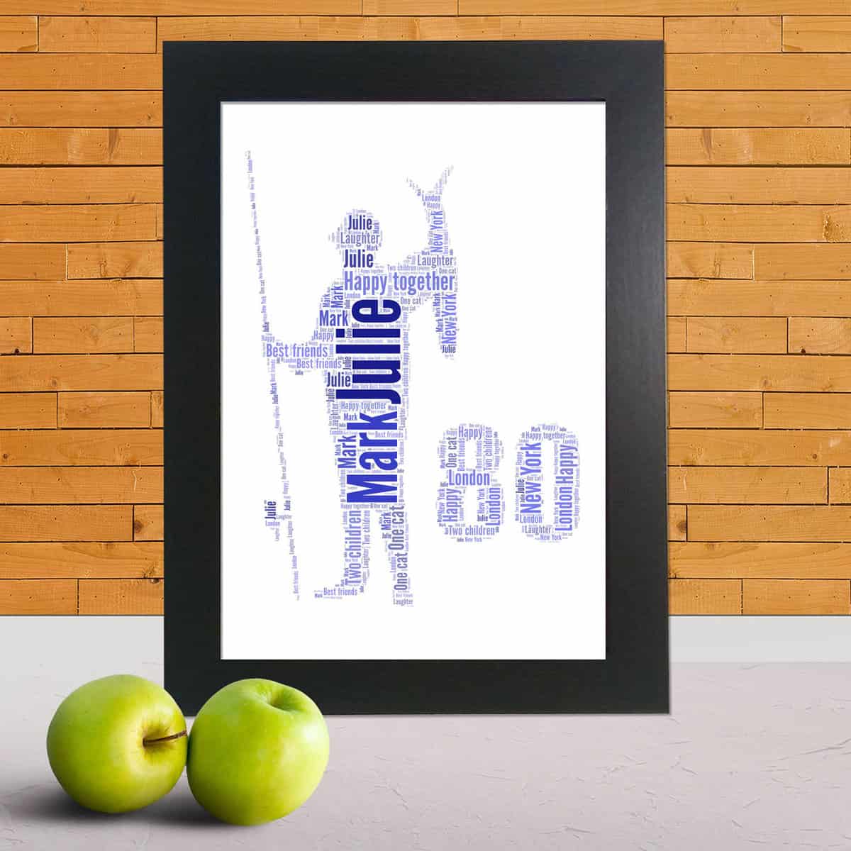 Personalised fishing 80th