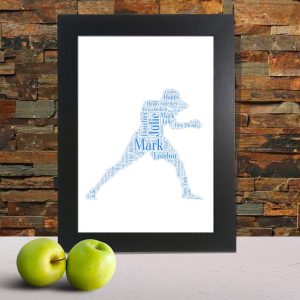 Personalised Boxer Word Art