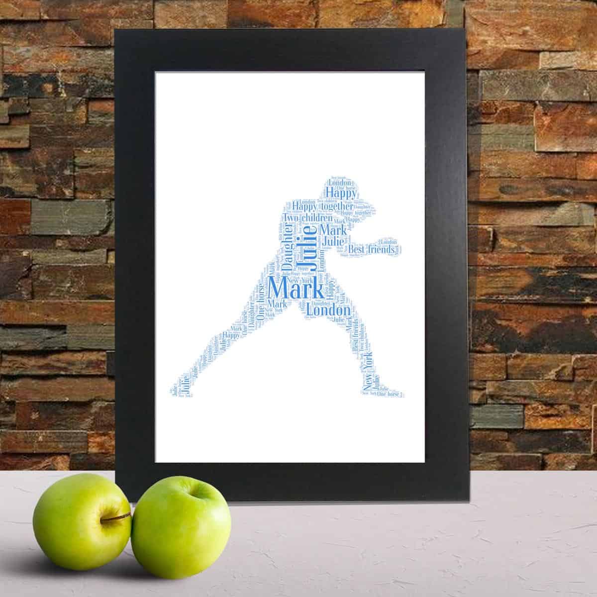 Personalised Boxer Word Art