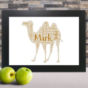 Personalised Camel Word Art