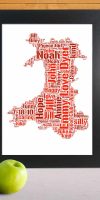 Wales word art