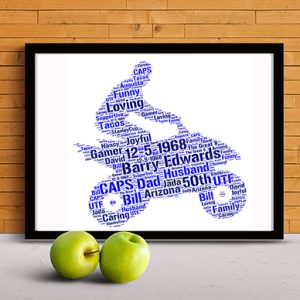 Quad bike word art