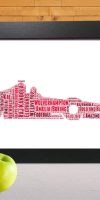 F1 racing car word art