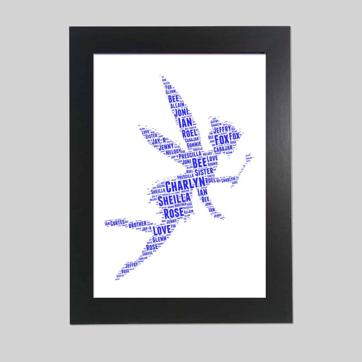 Personalised Fairy word art