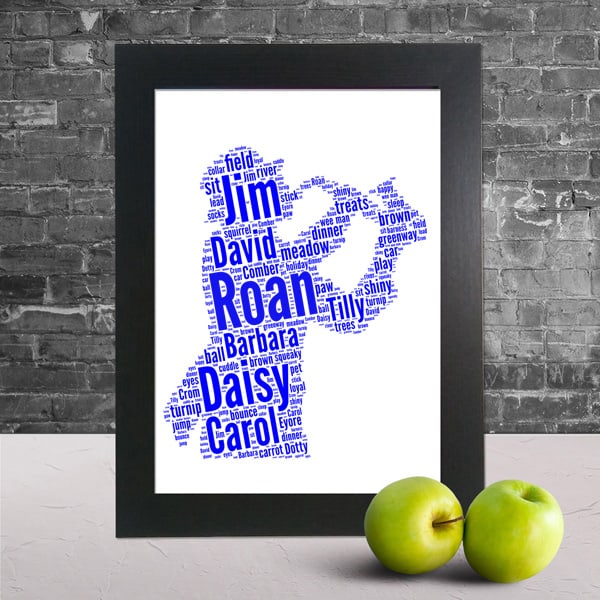 Personalised Saxophone Player Word Art