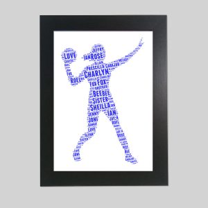 Netball Player word art