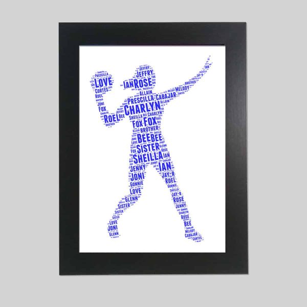 Netball Player word art
