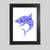 Personalised Shark word art