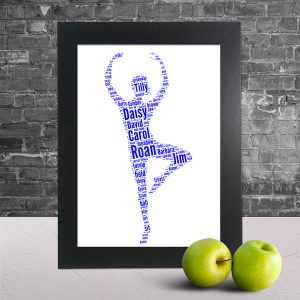Personalised Ballerina Boy Word Art