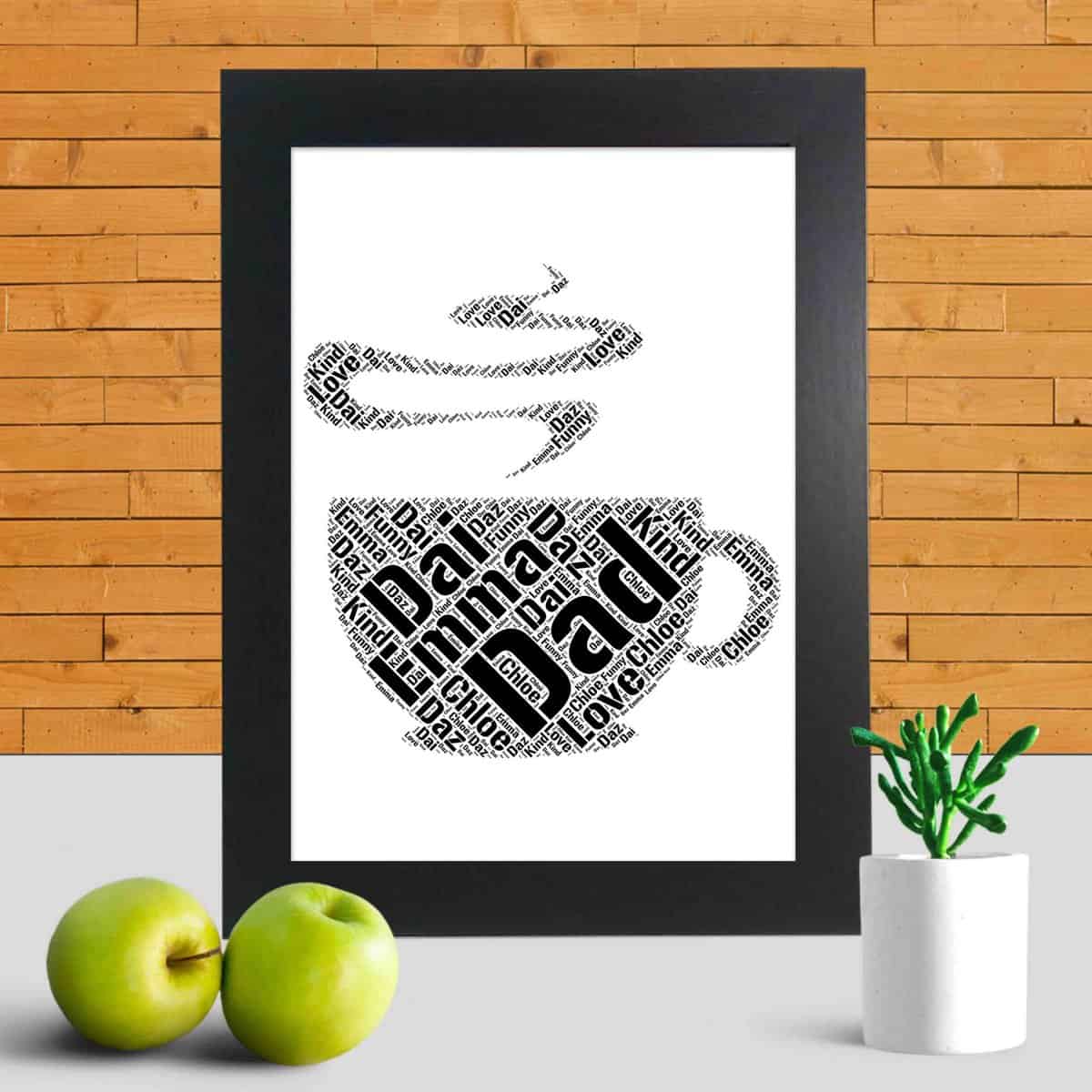 Coffee Cup word art