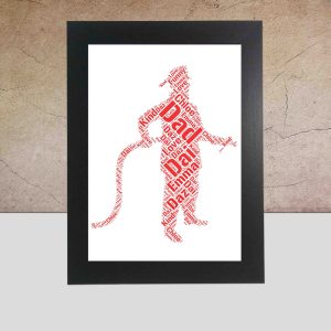 Fireman word art