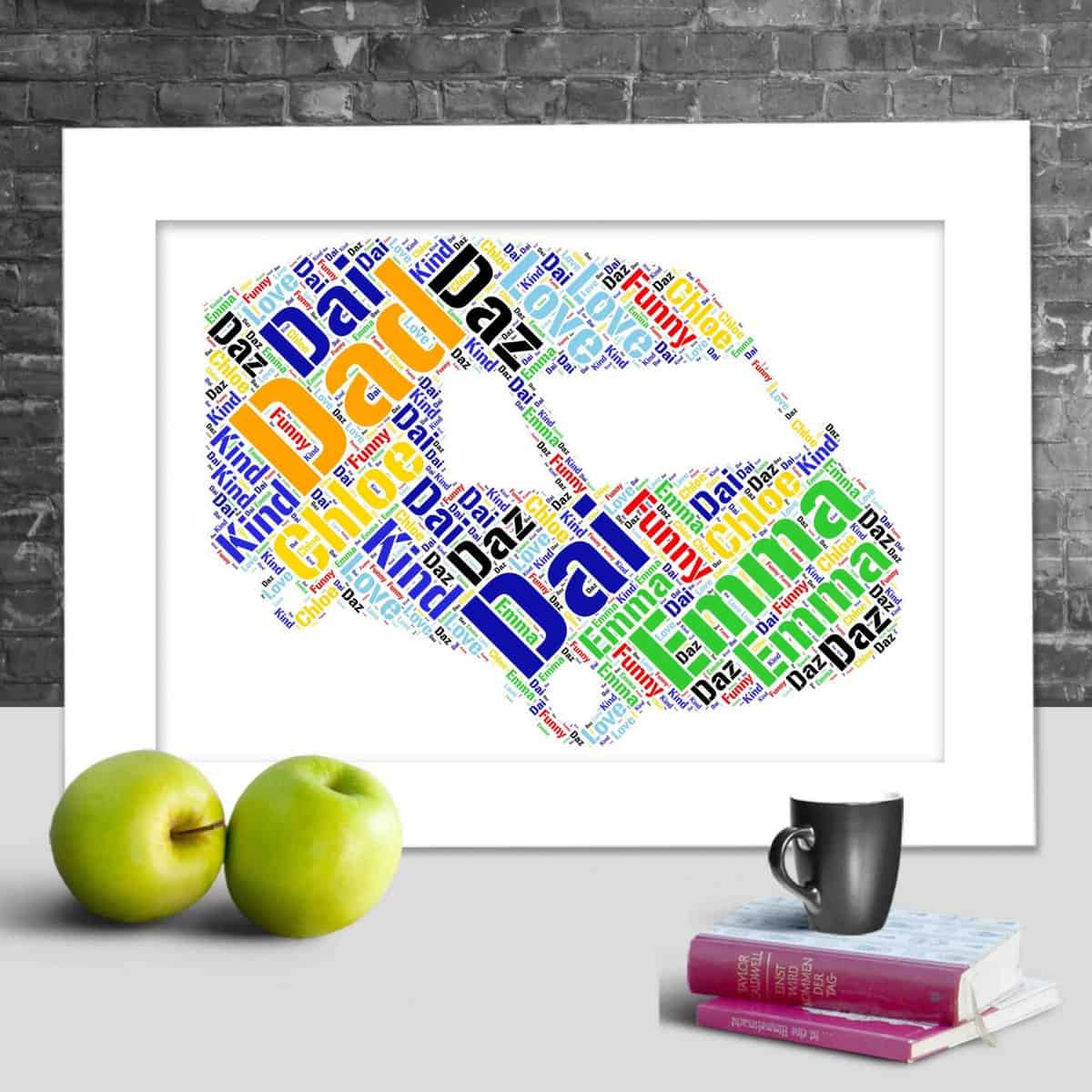 Ambulance Custom Print – Personalised Word Art Design - Image 2