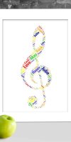 Personalised Musical note