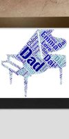 Piano word art