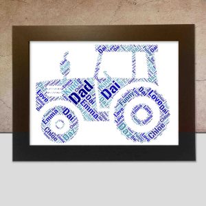 Tractor word art