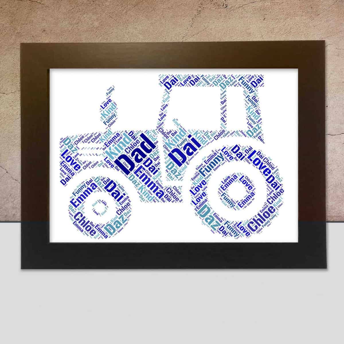 Tractor word art