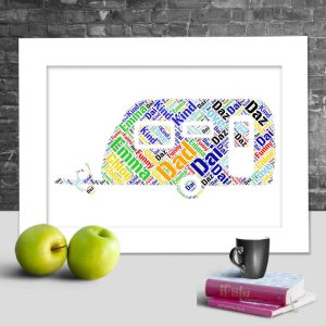 Personalised Caravan word art