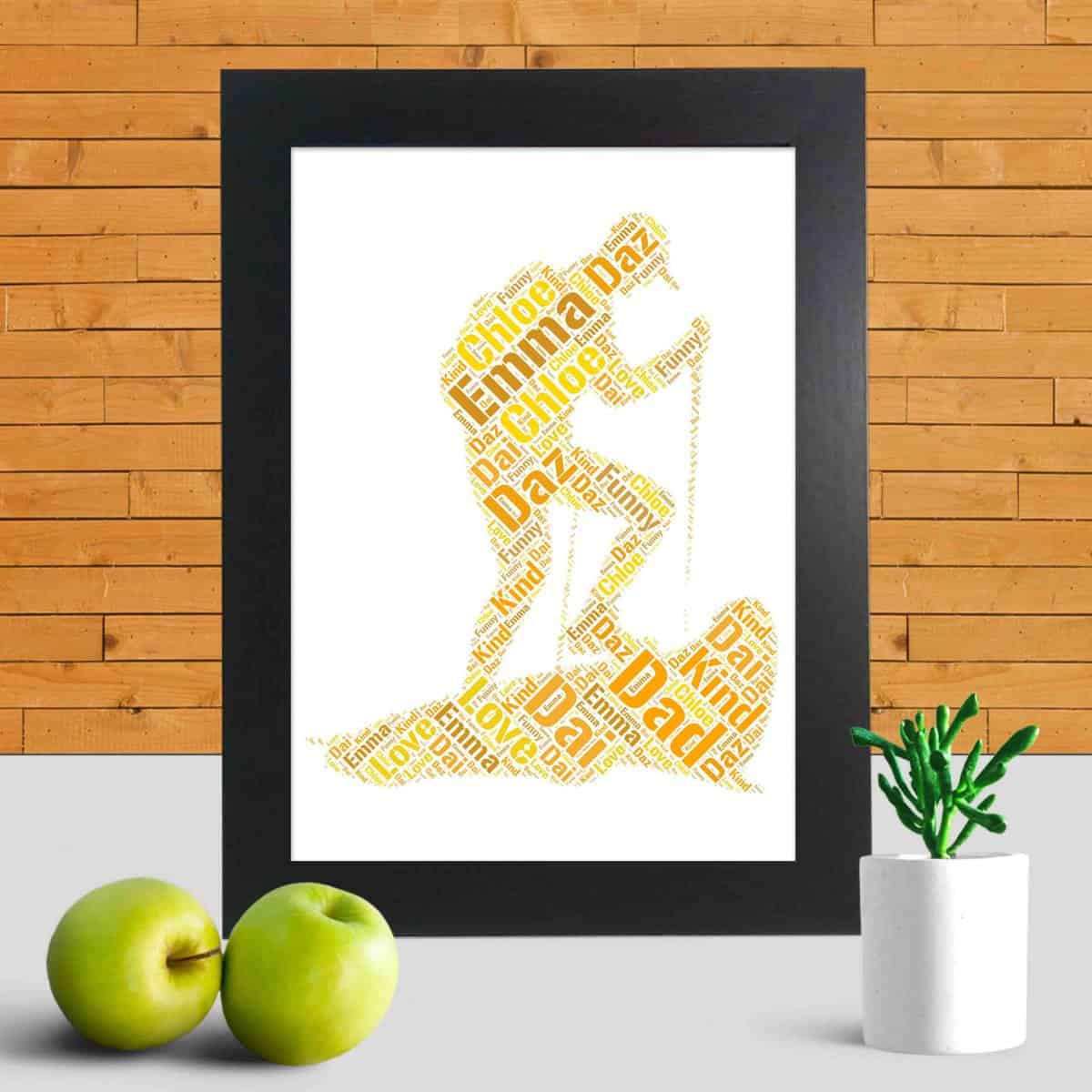 Of a Hiker Personalised Word Art – Custom Made Print - Image 3