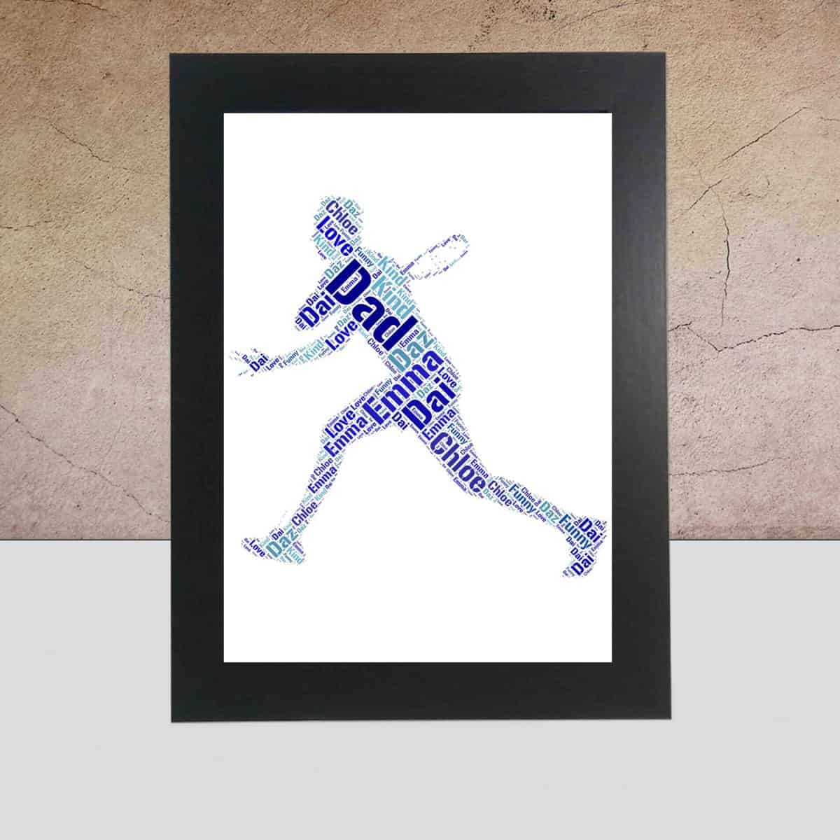 Squash player word art