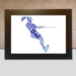 Water skiing word art