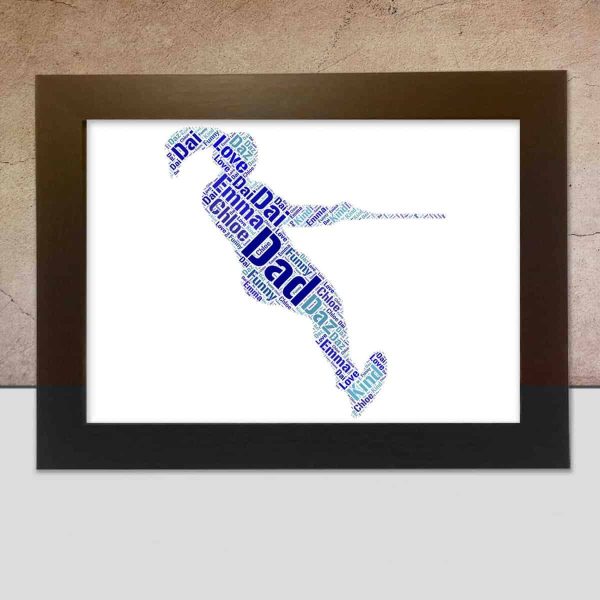 Water skiing word art