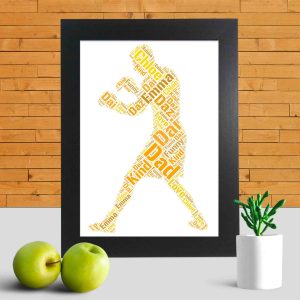 Boxer word art print