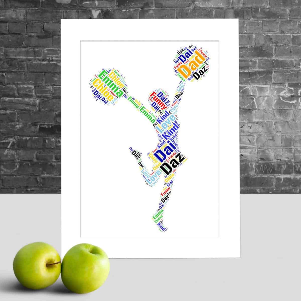 cheer leader word art
