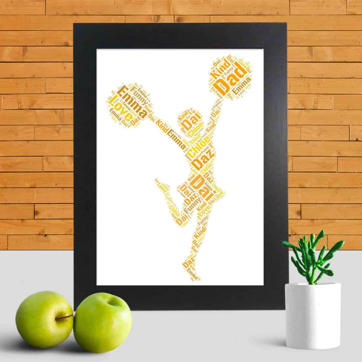 cheer leader word art