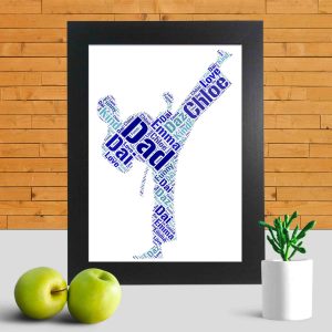 Personalised Karate Word Art