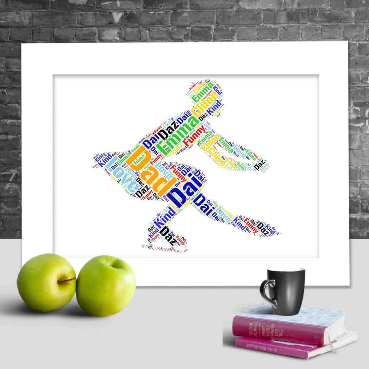 skating word art