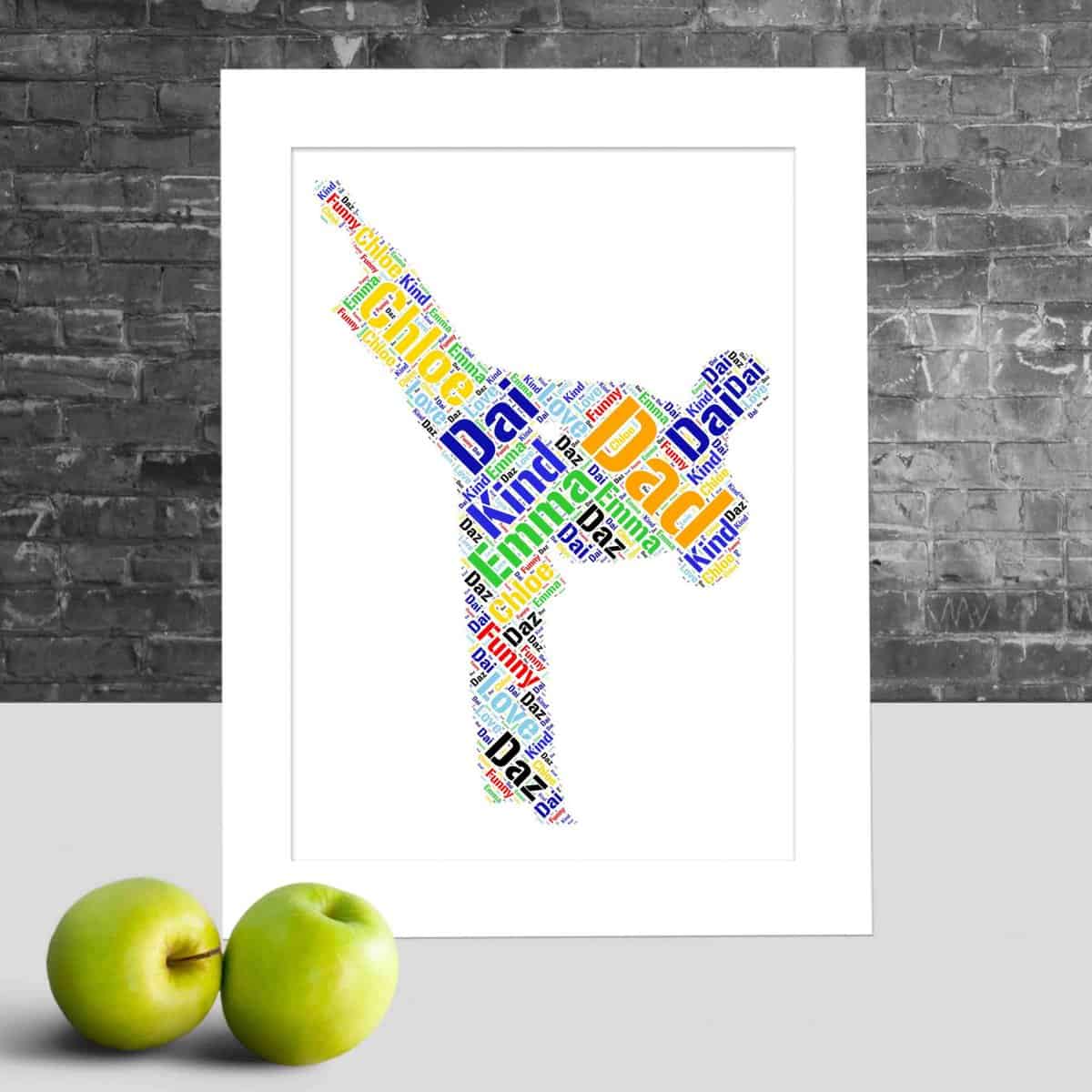 judo word art