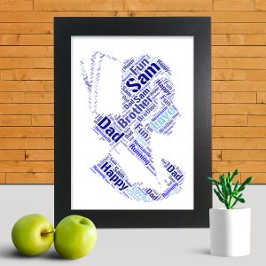 Nurse word art print