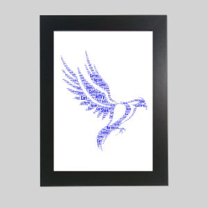 Personalised Eagle word art