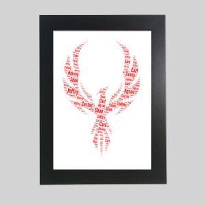 personalised phoenix word art