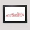 Sports car word art