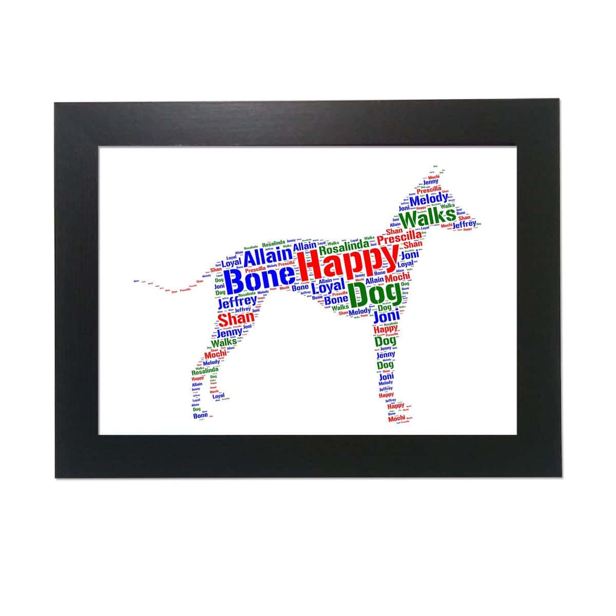 Whippet word art
