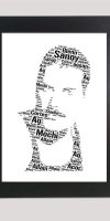 Freddie Mercury word art