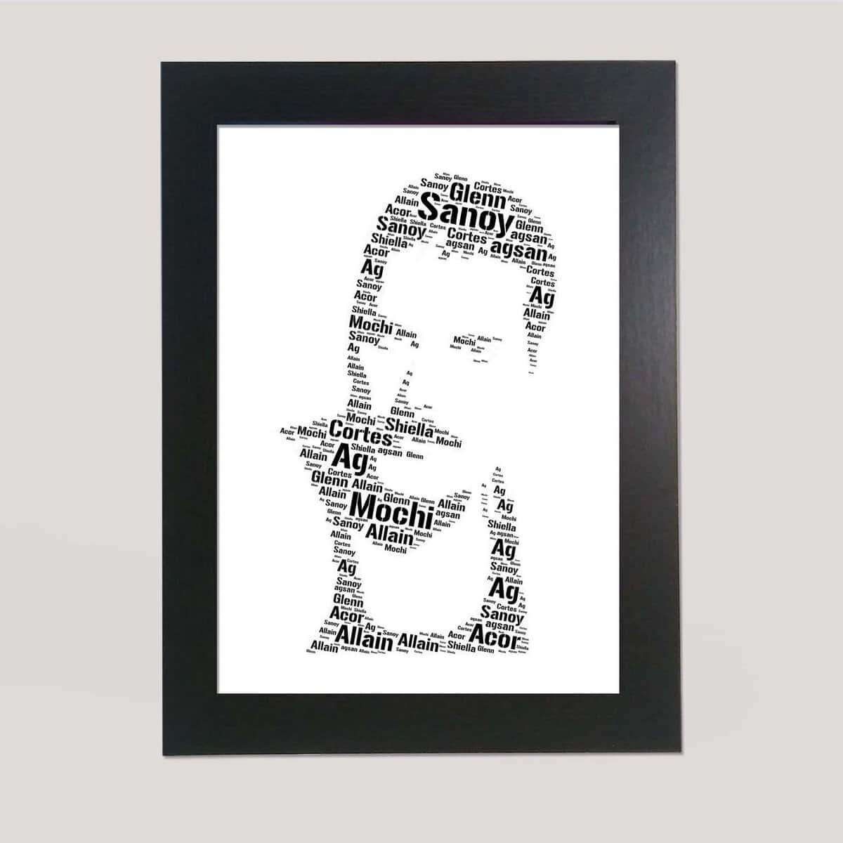 Freddie Mercury word art