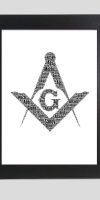Masonic word art