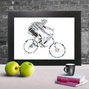 Mountain Bike Rider word art