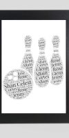 Ten pin Bowling word art