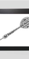 Dart word art print