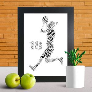netball 18th word art