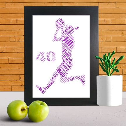 Netball 40th word art