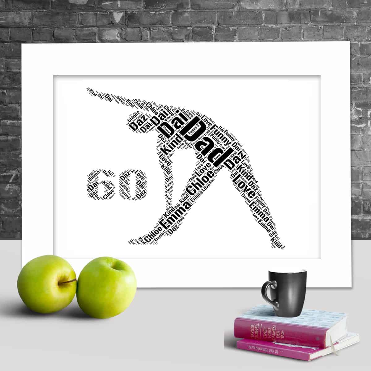 Custom Yoga 60th Print, Personalised With Your Words - Image 3