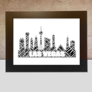 Las Vegas Custom Print – Personalised Word Art Design