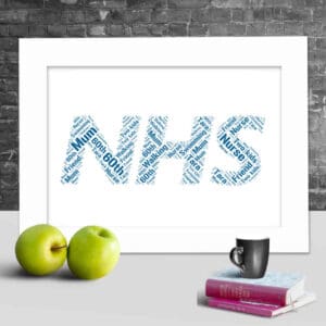 nhs word art